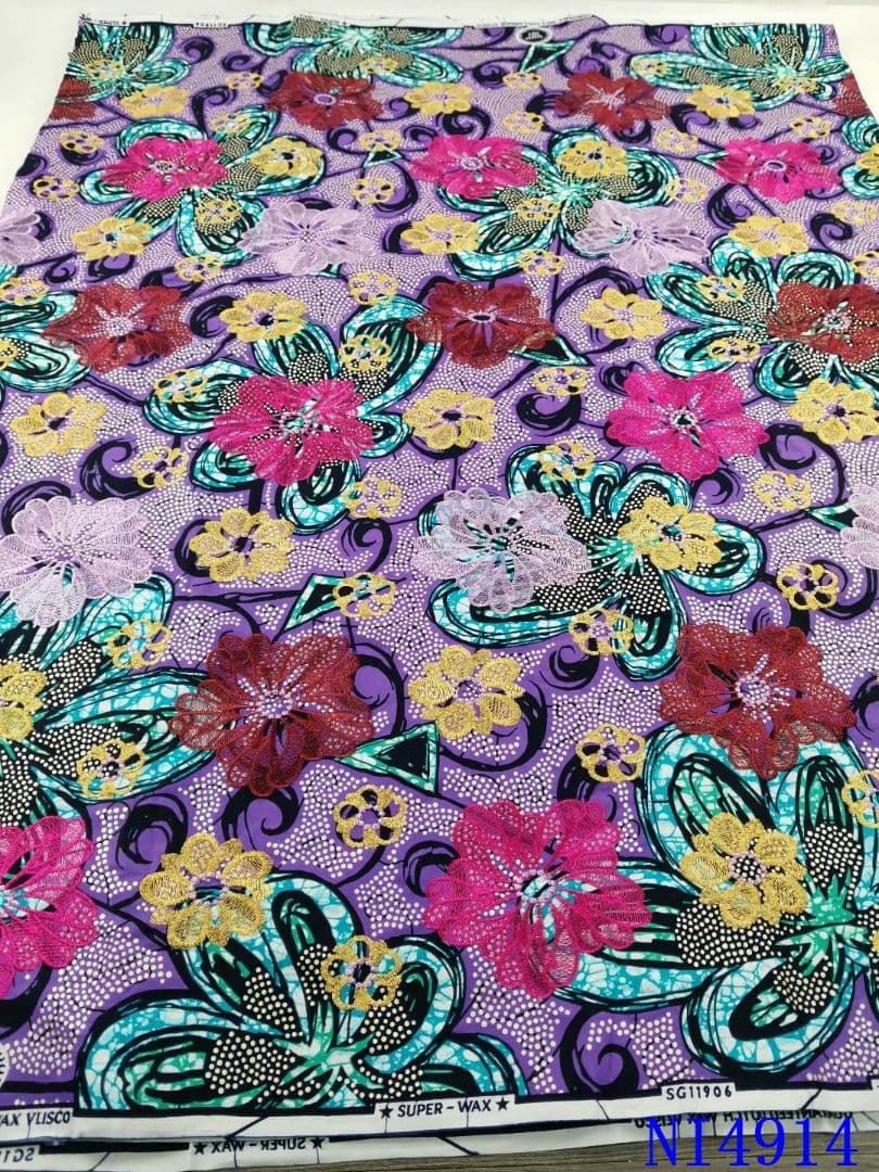 Embroidered Ankara
